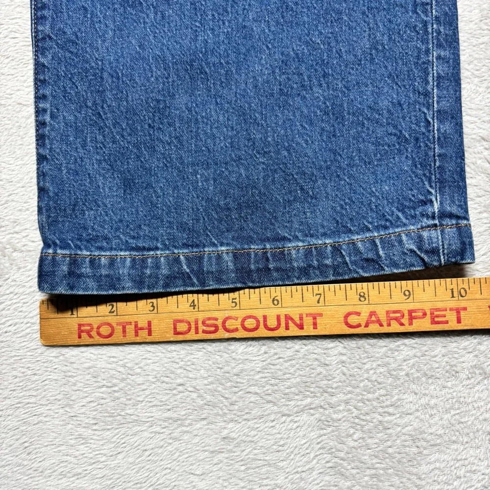 Madewell Jeans Womens 30P The Perfect Vintage Wide-Leg High Rise Patch Pocket